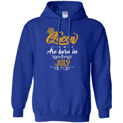 Brithday T-Shirt Queen Are Born In July Royal