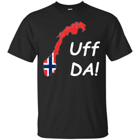 Norwegian Uff Da T-shirt Black