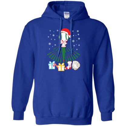 Baseball Christmas T-Shirt Royal