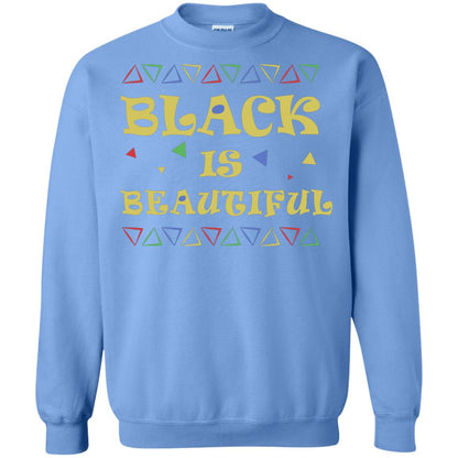 African American T-shirt Black Is Beautiful Carolina Blue