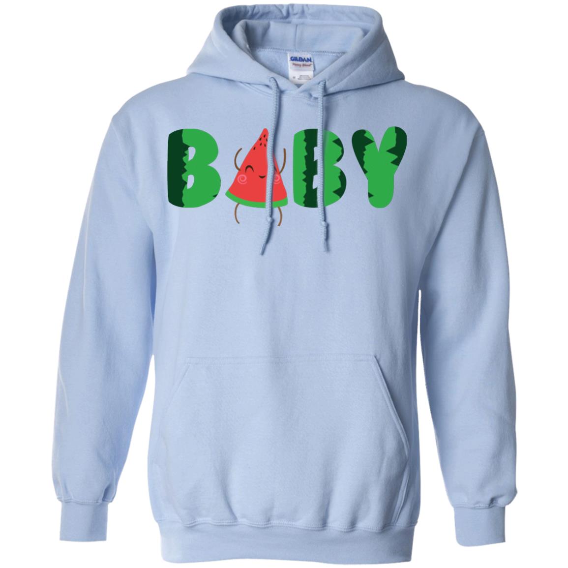 Baby Watermelon Funny Summer Melon Fruit Shirt For Baby Kids Light Blue