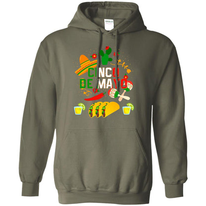 Fiesta Cinco De Mayo T-shirt Cinco De Mayo Military Green