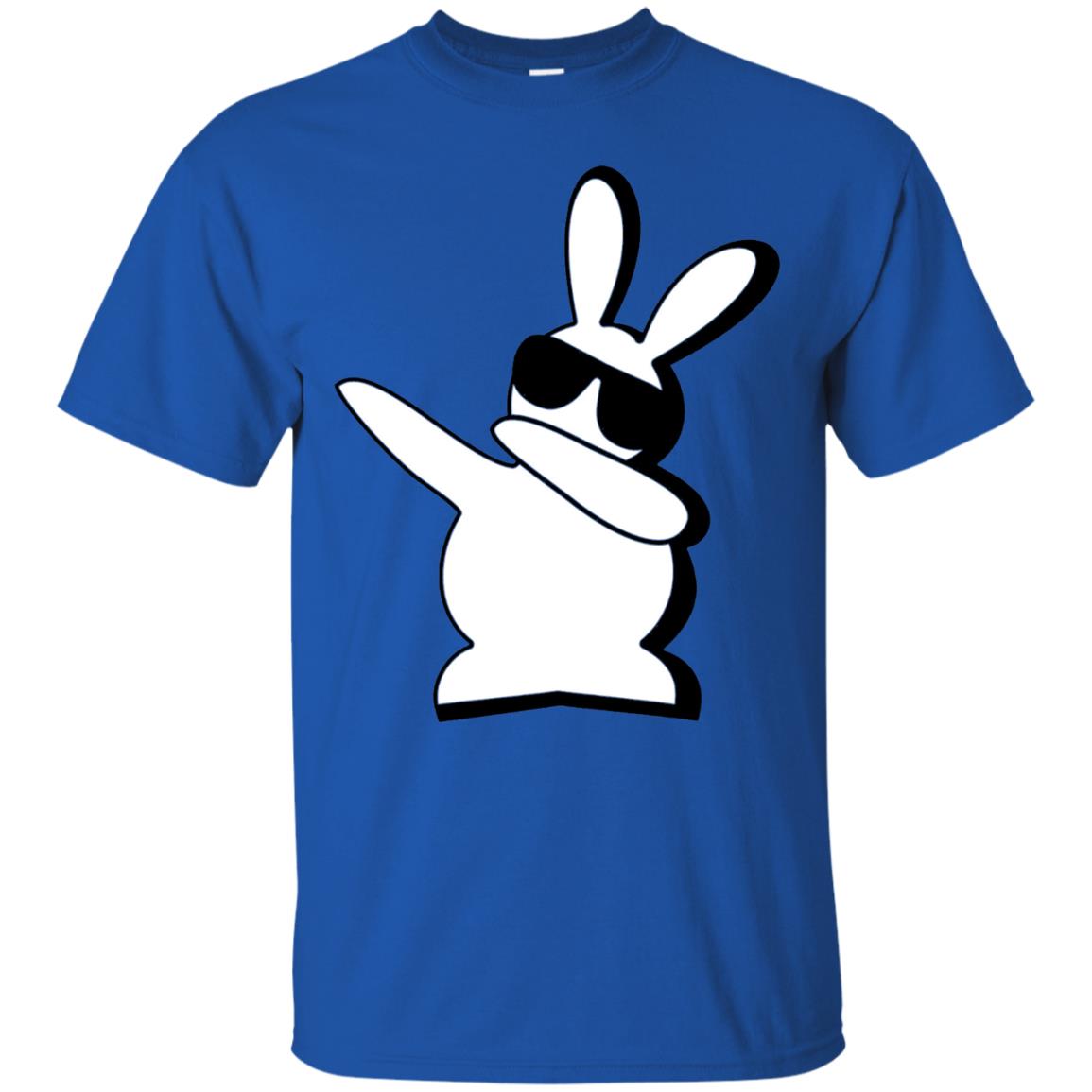 Dabbing Hip Hop Bunny Easter Shirt Royal