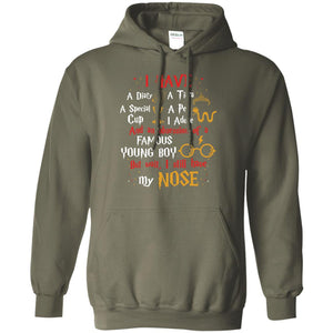 I Have A Diary, A Tiara, A Special Cup, A Pet I Adore And An Obsession Of A Famous Young Boy Harry Potter Fan T-shirtG185 Gildan Pullover Hoodie 8 oz.