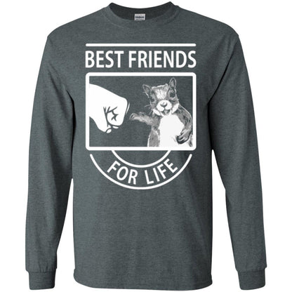 Squirrel T-shirt Best Friend For Life T-shirt Dark Heather