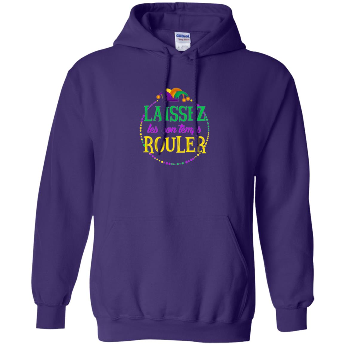 Mardi Gras T-shirt Laissez Les Bon Temps Rouler Purple