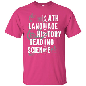 Music Definition T-shirt Math Language History Reading Science T Shirt