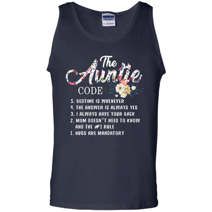 The Auntie Code Shirt For Womens Navy