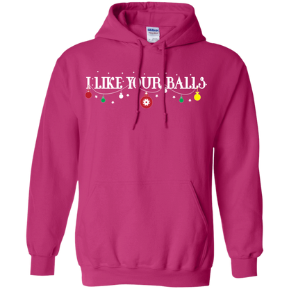 Christmas T-shirt I Like Your Balls Heliconia