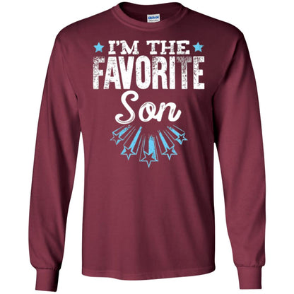 I'm The Favorite Son Family T-shirt Maroon