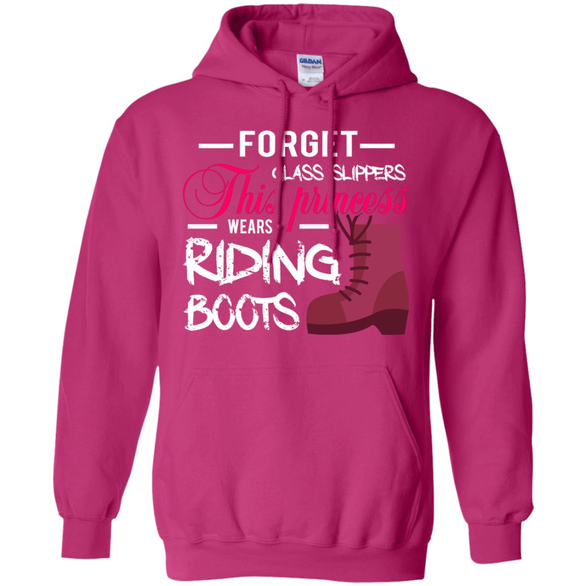 Forget Glass Slippers This Princess Wears Riding Boots Horse Riding T-shirt Heliconia