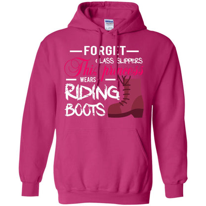 Forget Glass Slippers This Princess Wears Riding Boots Horse Riding T-shirt Heliconia