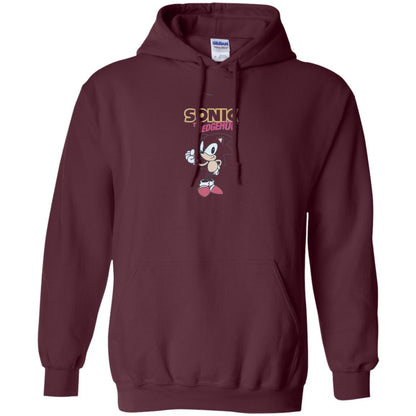 Movie T-Shirt Sonic The Hedgehog Maroon