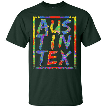 Austin Texas T-shirt Forest Green