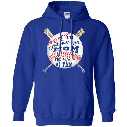 Baseball Mom Shirt Im Not Just His Mom Fan Royal