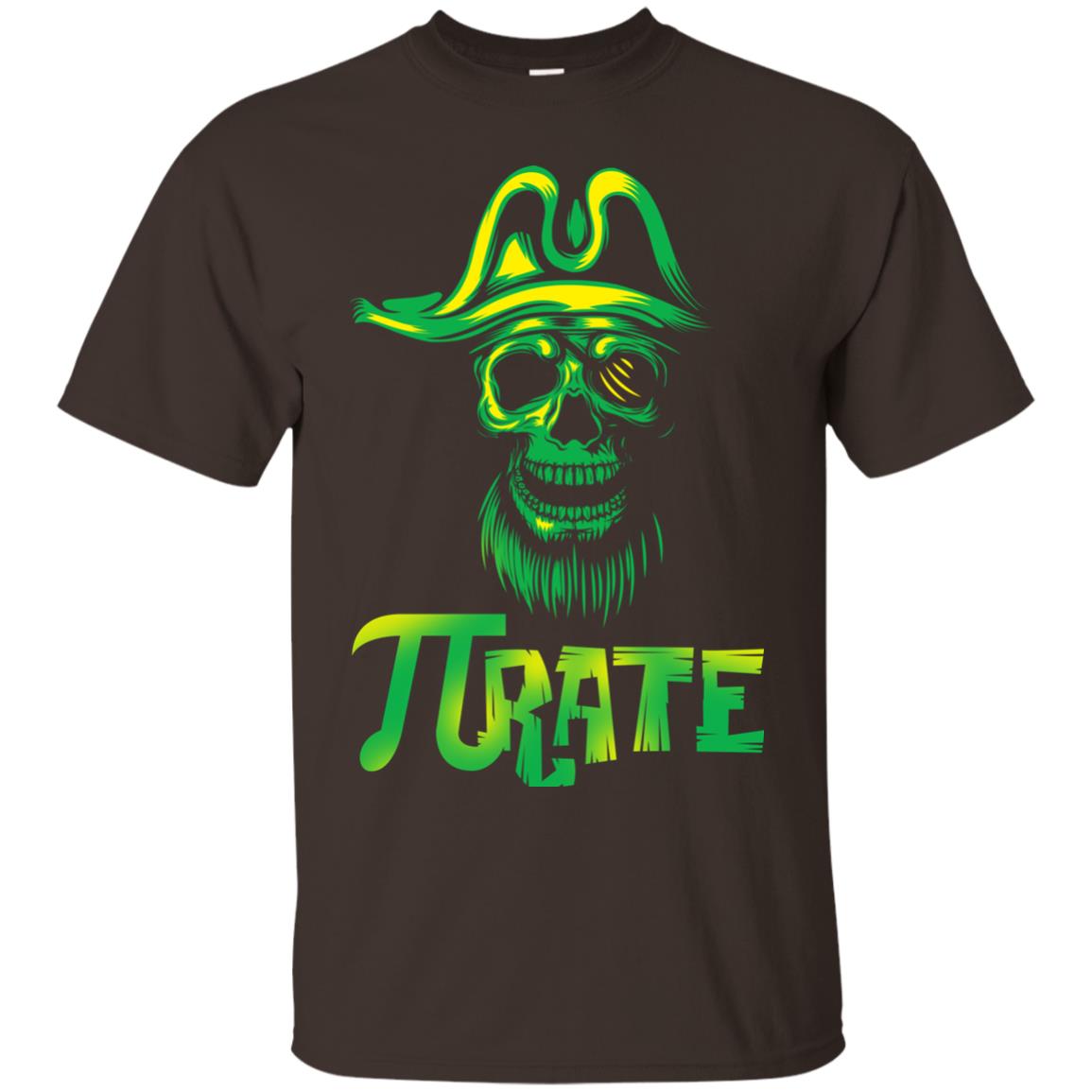 Pi Day T-shirt Funny Pirate Dark Chocolate
