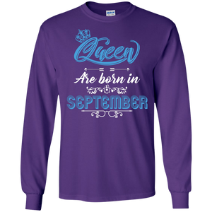 Brithday T-Shirt Queen Are Born In September
