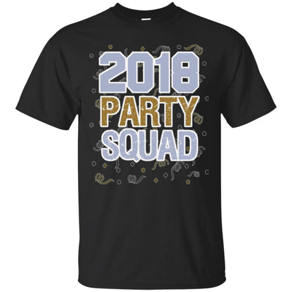 New Years Eve 2018 T-shirt Party Squad Black