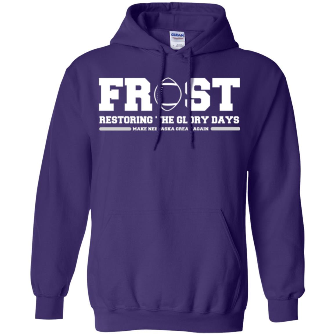 Football T-shirt Scott Frost 2018 Make Nebraska Purple