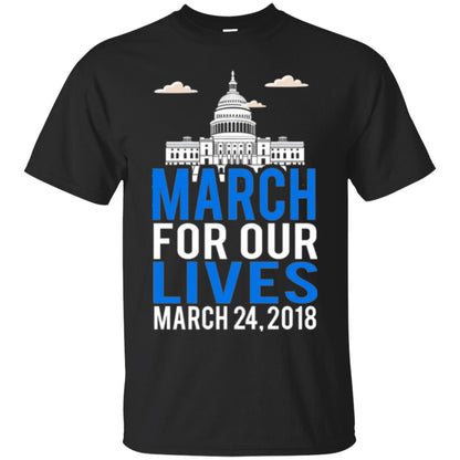 March For Our Lives Anti Gun T-shirt Black