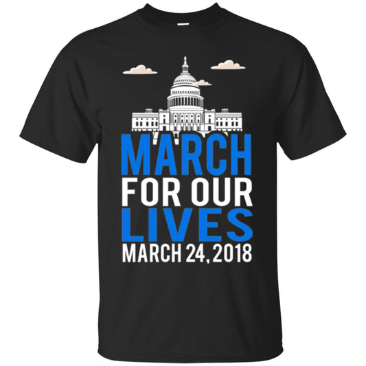 March For Our Lives Anti Gun T-shirt Black