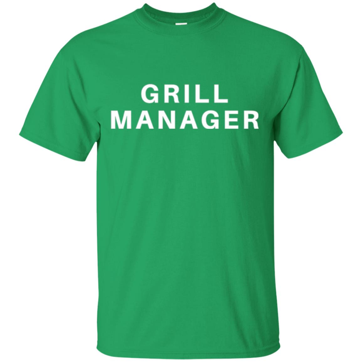 Cooking T-shirt Grill Manager Irish Green