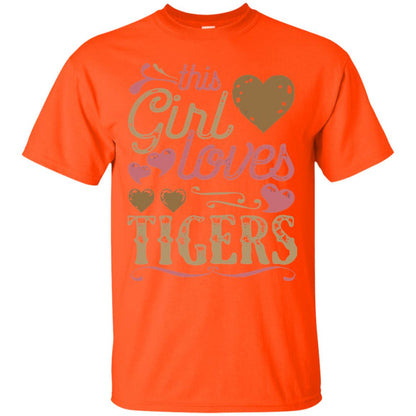 Tigers Shirt This Girls Love Tiger Orange