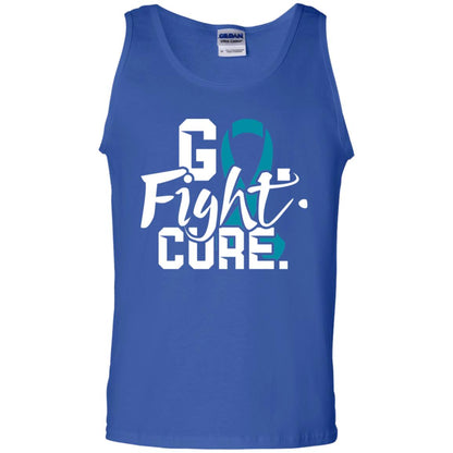 Prostate Awareness Go Fight Cure Blue Ribbon Stars Shirt Royal