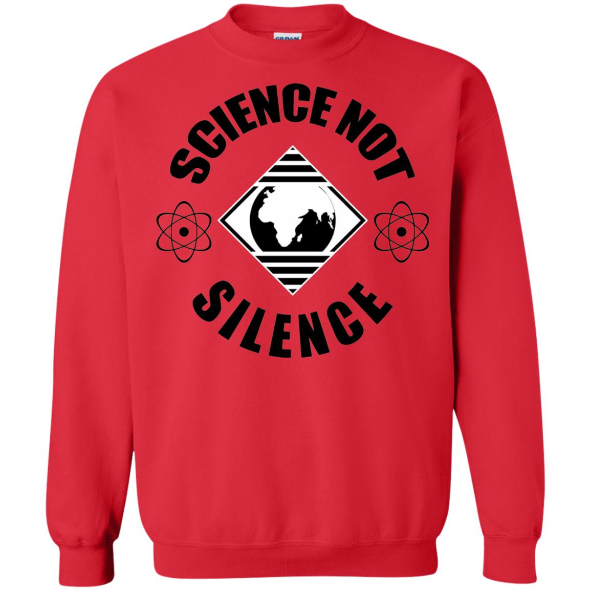 Scientist T-shirt Science Not Silence T-shirt Red