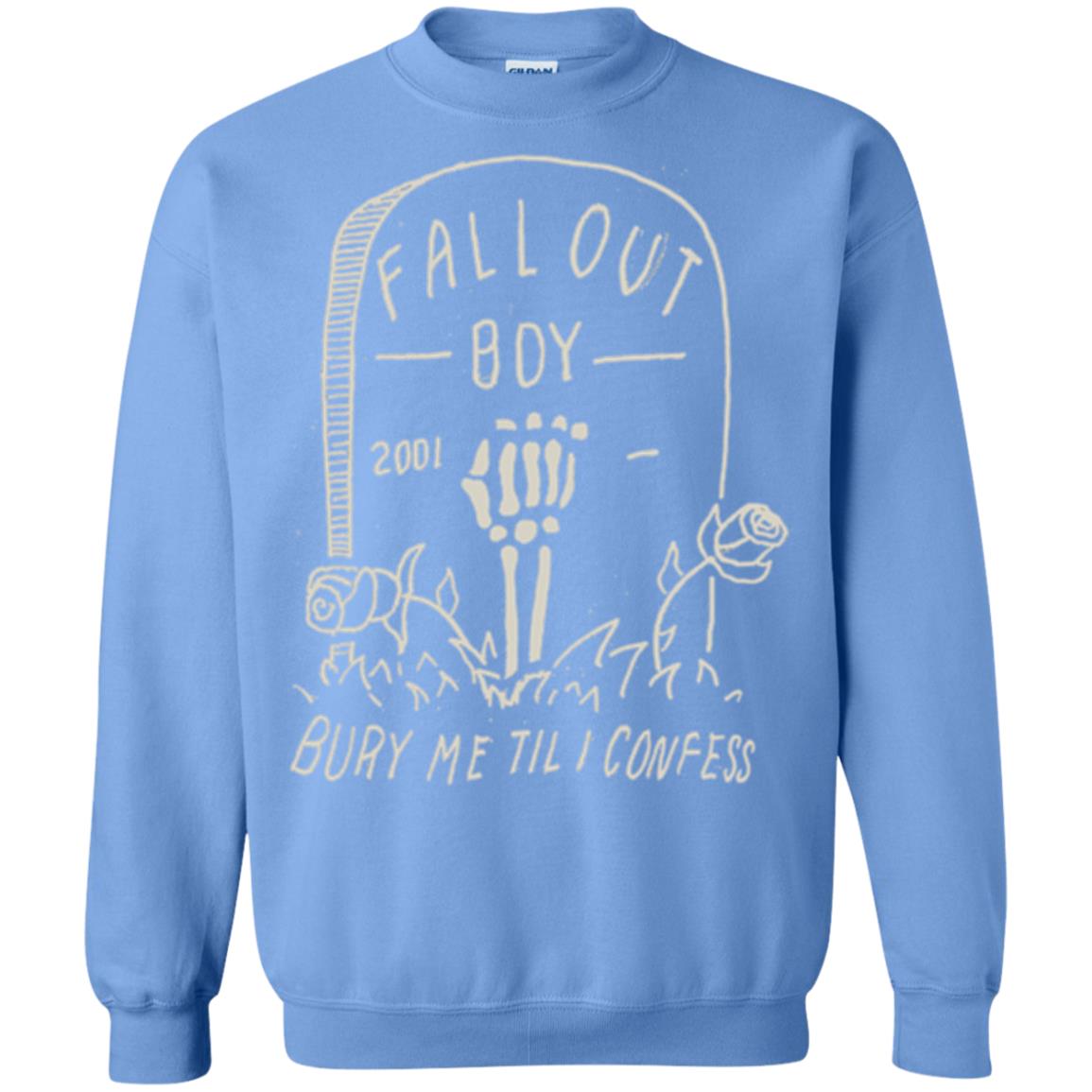 Fall Out Boy Bury Me Till I Confess T-shirt Carolina Blue