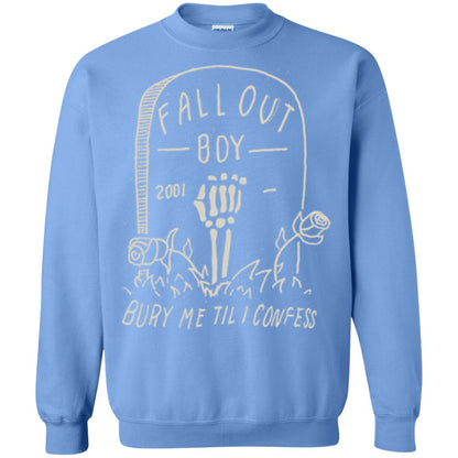 Fall Out Boy Bury Me Till I Confess T-shirt Carolina Blue