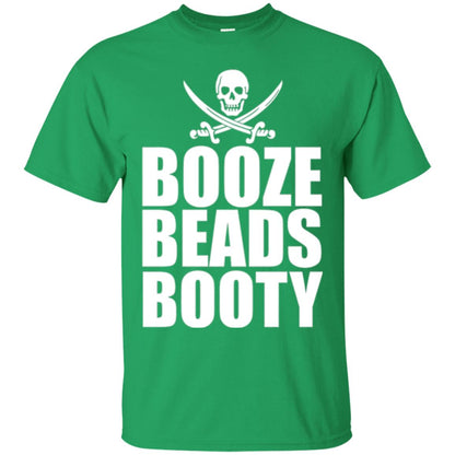Gasparilla T-shirt Booze Beads Booty Irish Green
