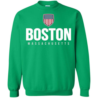 Boston Massachusetts T-shirt Irish Green