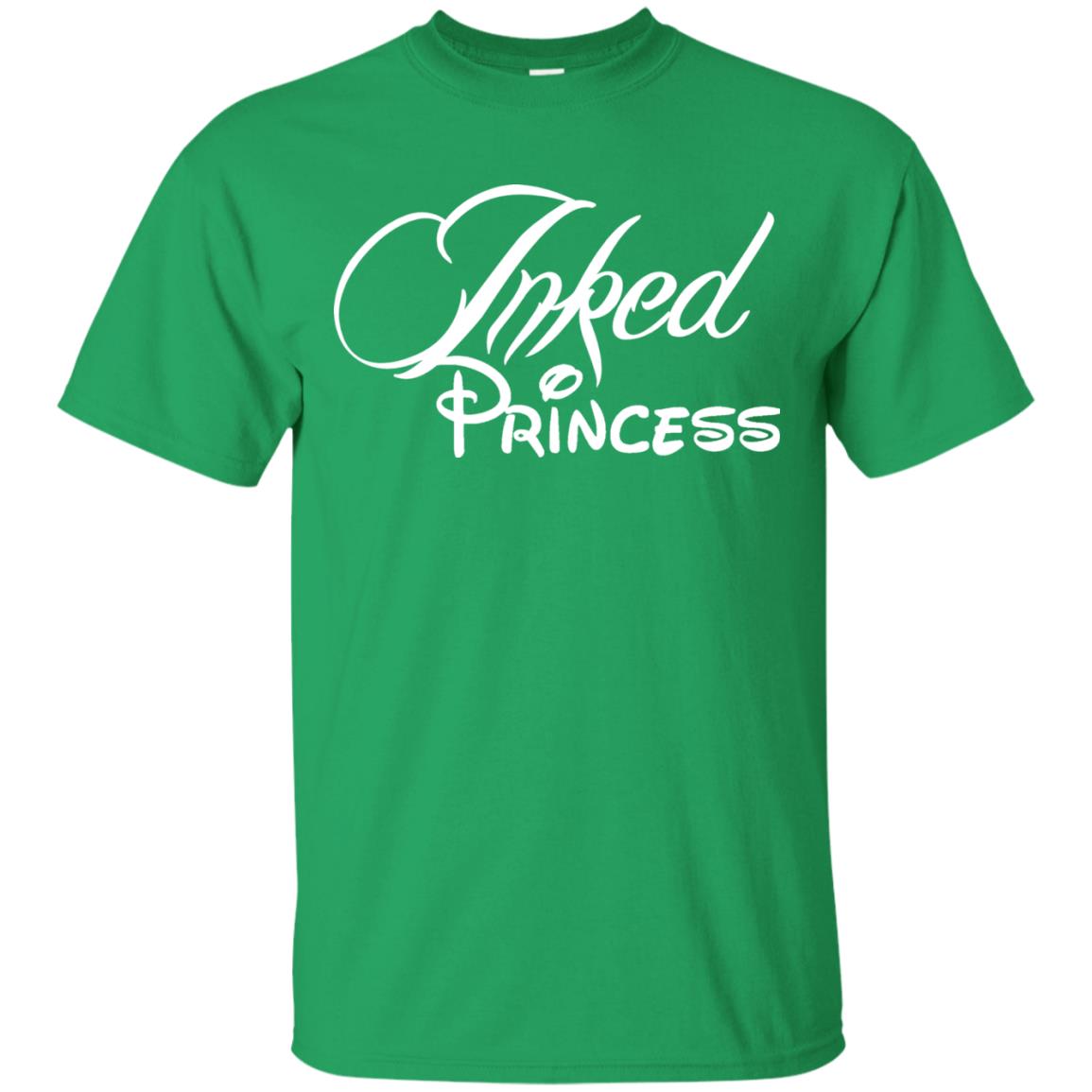 Inked Princess Cartoon Shirt Irish Green