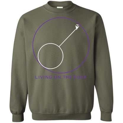 Gamer T-shirt Living On The Edge Run From The Storm Military Green