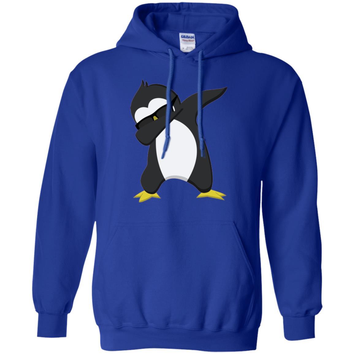 Christmas T-shirt Dabbing Penguin T-shirt Royal