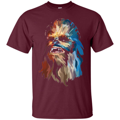 Chewbacca Art T-shirt Maroon