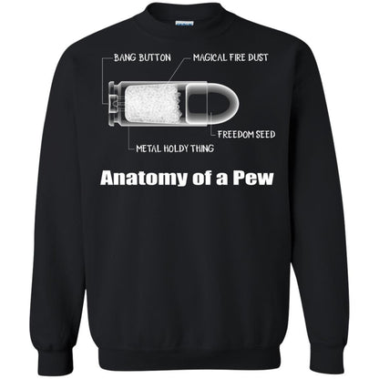 Bullet T-shirt The Anatomy Of A Pew Black