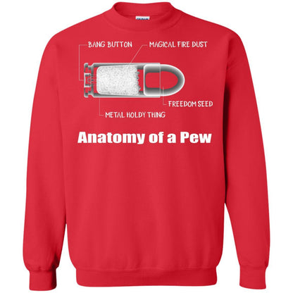 Bullet T-shirt The Anatomy Of A Pew Red