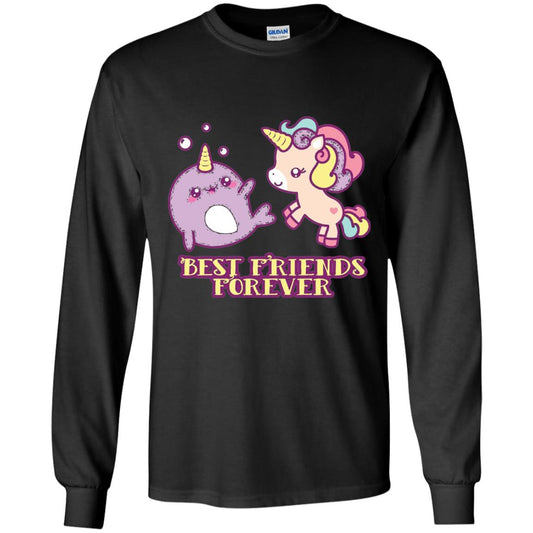 Cute Kawaii T-shirt Bff Best Friends Forever Black