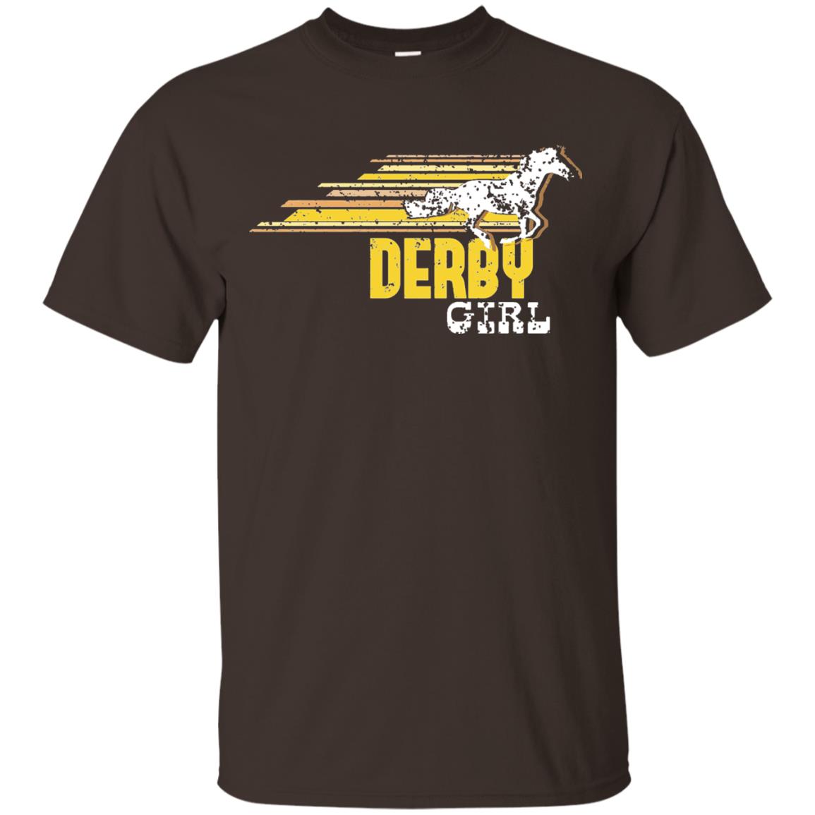 Derby Girl Derby Women Horse Race Shirt Dark Chocolate