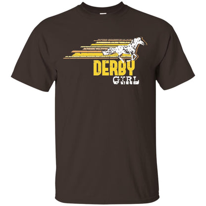 Derby Girl Derby Women Horse Race Shirt Dark Chocolate