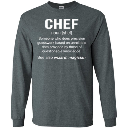 Funny Chef Meaning Shirt Chef Noun Definition Dark Heather