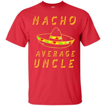 Family T-shirt Not Your Average Uncle Red
