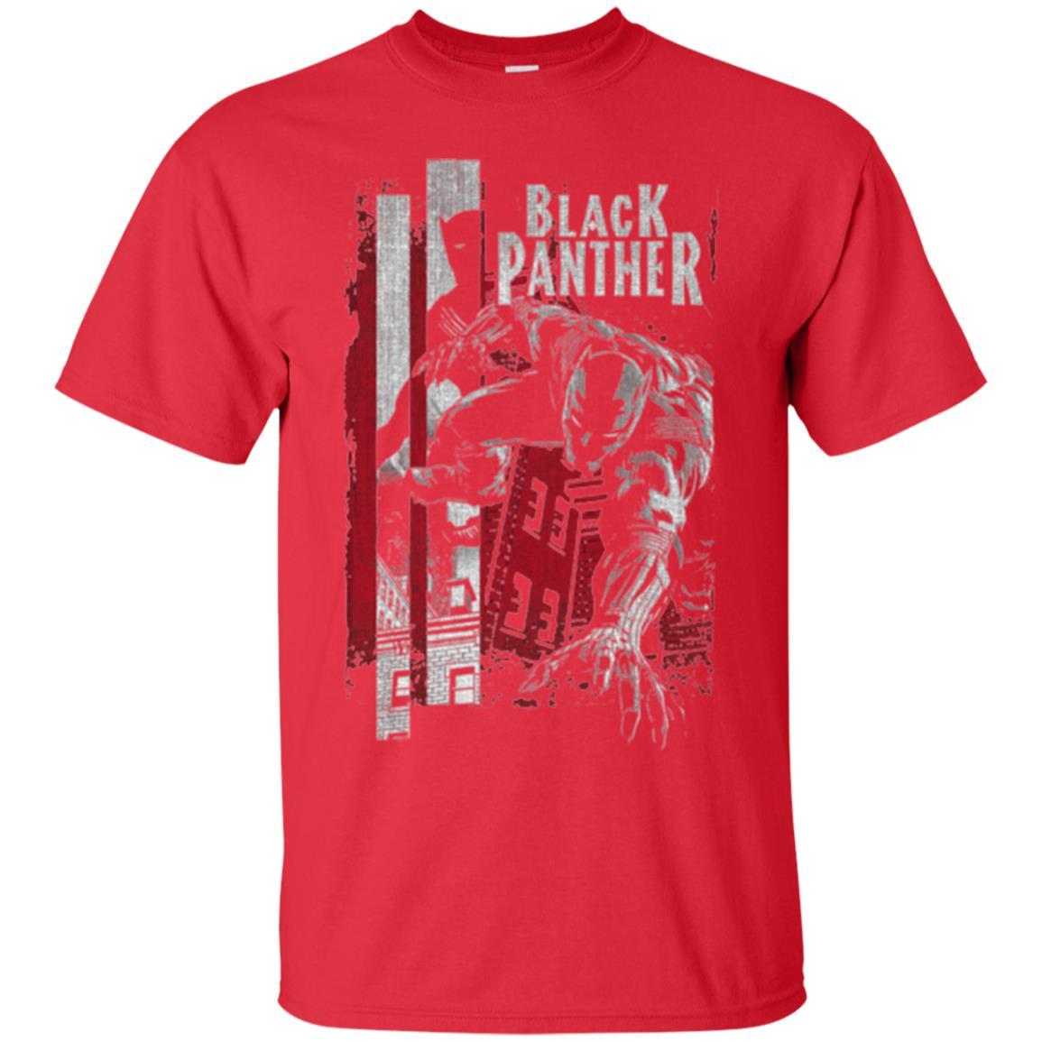 Film T-shirt Panther Lurk Graphic T-shirt Red
