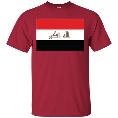 Iraqi Flag T-shirt Cardinal