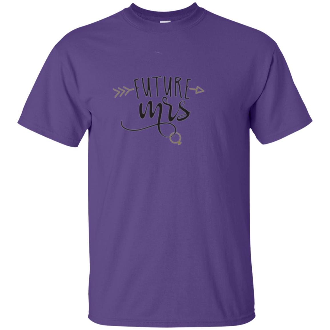 Bachelorette T-shirt Future Mrs Purple