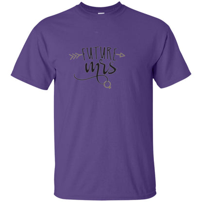 Bachelorette T-shirt Future Mrs Purple