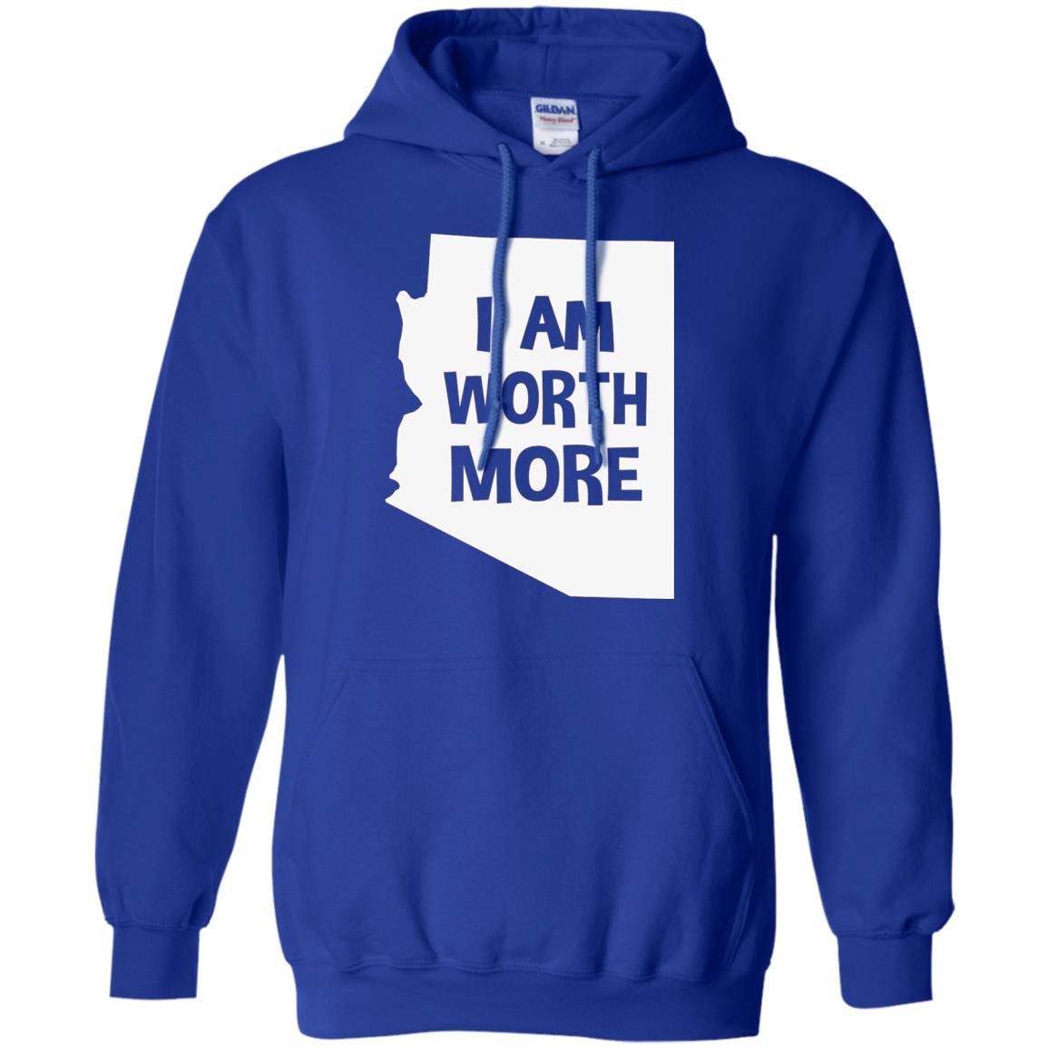 Arizona Teacher Shirt I Am Worth More Royal