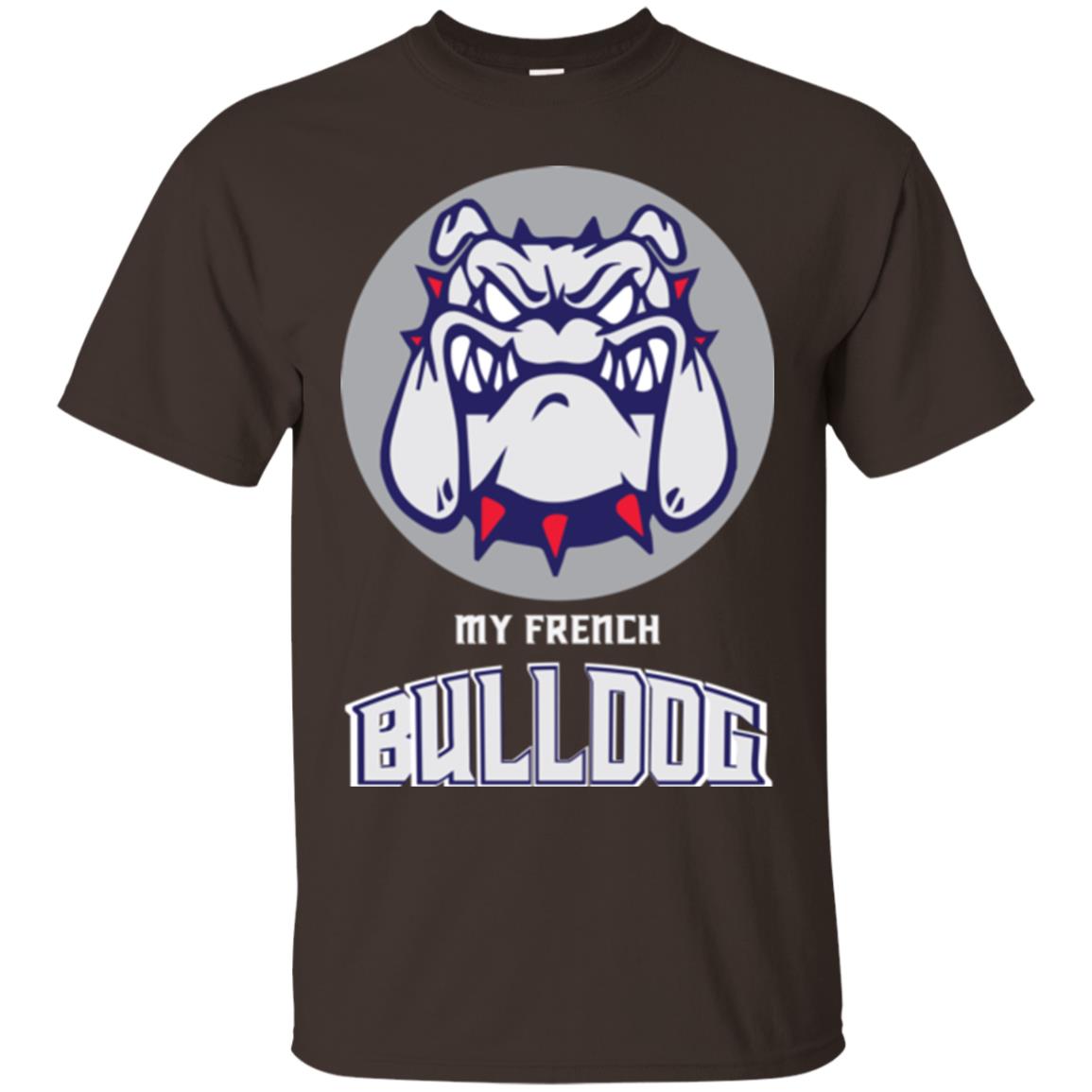 Dog Lover T-shirt My French Bulldog Dark Chocolate